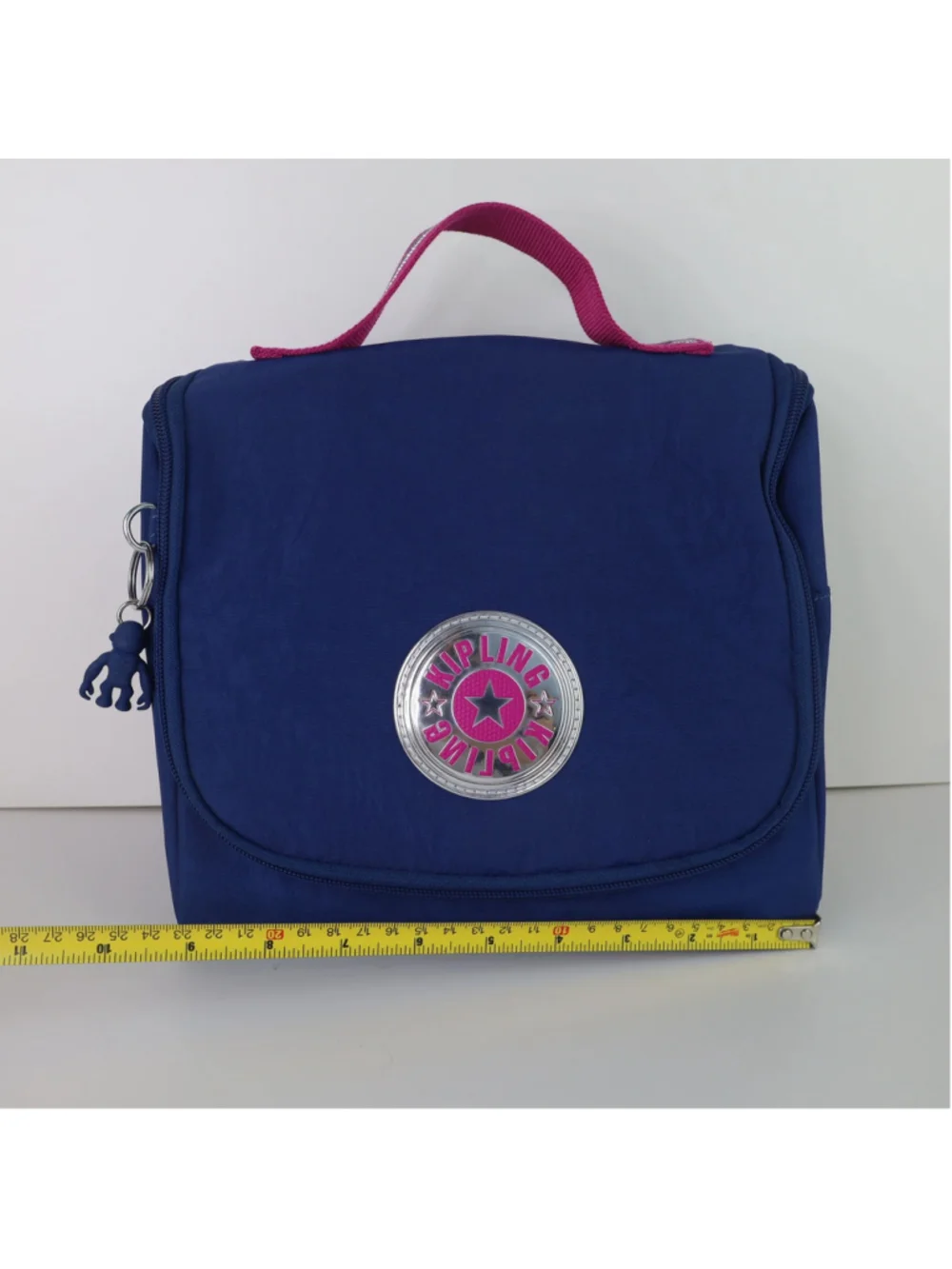 Kipling Toiletry Bag Travel Organizer Cosmetic Makeup Pouch Zip Case Nylon